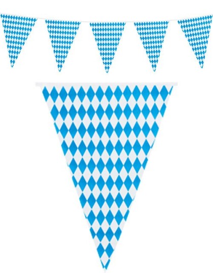 10 Meter Rutete Blå og Hvit Oktoberfest BannerBeer Party