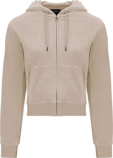 Juicy Couture Cardigan Velur Robertson String Juicy Couture XS Xtra Small Cardigan Beige