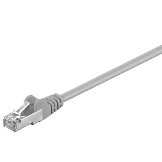 Goobay Cat 5e S/FTP Nettverkskabel 1m Grå RJ-45
