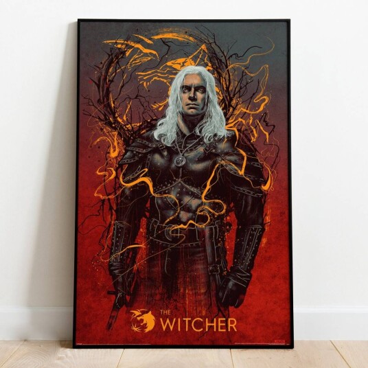 The Witcher Plakat Geralt The Wolf - 91,5 x 61 cm The Witcher Plakat Geralt The Wolf - 91,5 x 61 cm