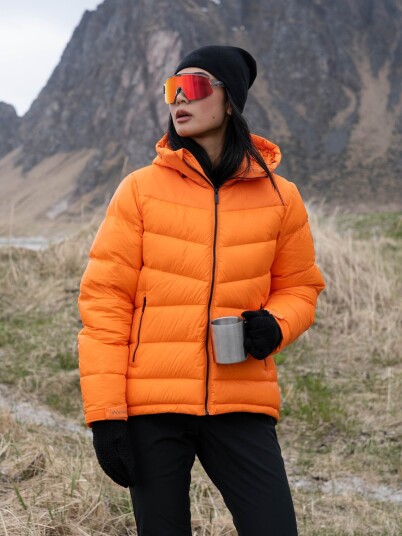Twentyfour Aurora Warm Dunjakke Oransje 48