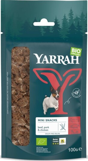 Yarrah Bio Mini Snacks Til Hunder Sparepakke 3 X 100 G