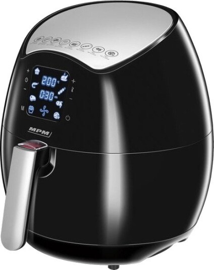 MPM MFR-06 Airfryer 4,5L, 1500W, 8 programmer - Svart