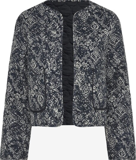 Mango Teen Reversible Quilted Jacket - CHARCOAL - S