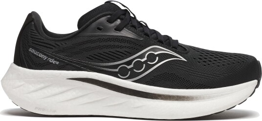 Saucony Women"s Ride 18 Black/white 35.5