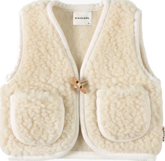 BINIBAMBA Snuggle Vest Merinoull, 2-4 år