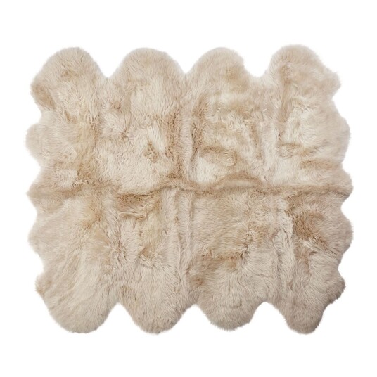 Natures Collection Saueskinnteppe Langhåret New Zealand 180x214 cm Beige Natures Collection Saueskinnteppe Langhåret New Zealand 180x214 cm Beige
