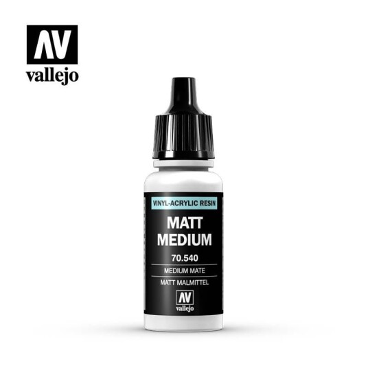 Vallejo Matt Medium 17 ml Transparent Modellbygging