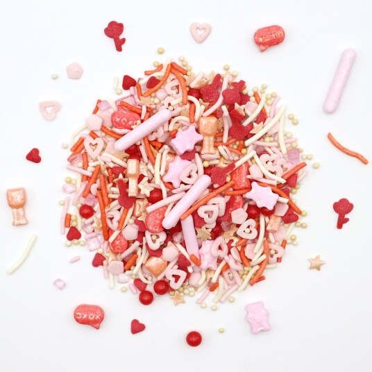 CakeSupplies Strøssel Kjærlighet Miks - 60 g