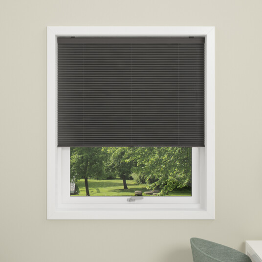 DEBEL PLISSÉ TOUCH LYSDEMPENDE 90X160, GRÅ DEBEL PLISSÉ TOUCH LYSDEMPENDE 90X160, GRÅ