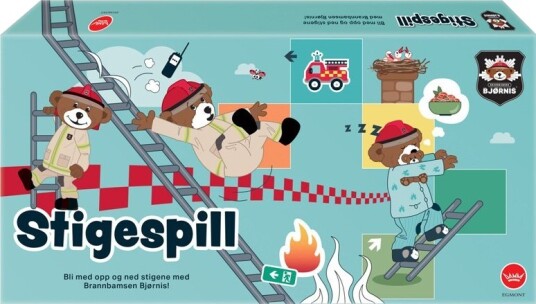 Bjørnis Stigespill - Barnespill for 2-5 Spillere, Alder 3+
