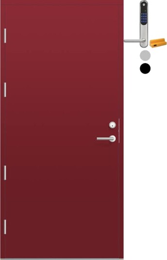 Ytterdør Bygg1 Fjell 09 med Yale Doorman Classic Home