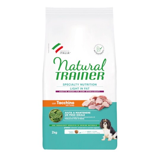 Natural Trainer Light In Fat Mini Adult Med Kalkun Økonomipakke: 2 X 2 kg