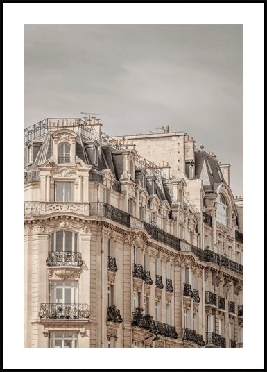Parisian Houses Plakat Plakat / 50x70cm