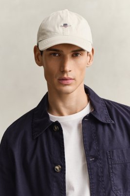GANT Shield Cotton Twill Cap Cream ONE SIZE GANT Shield Cotton Twill Cap Cream ONE SIZE