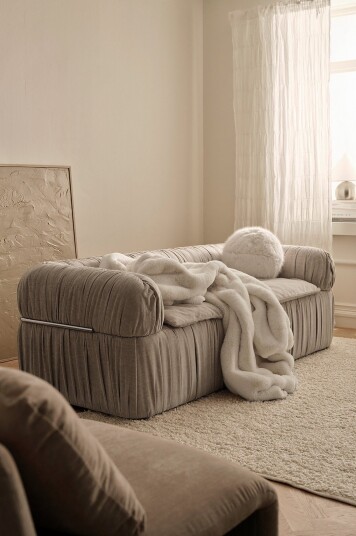 Ellos Home Sofa Dekora 3 seters Beige