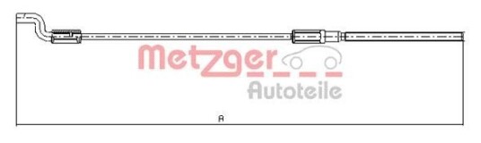 Bremsewire METZGER 10.7621