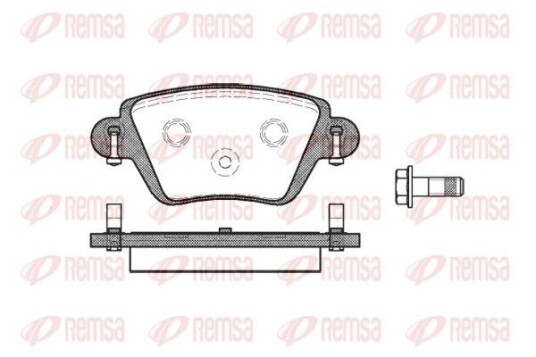 Bremseklosser REMSA 0777.10 Bremseklosser REMSA 0777.10