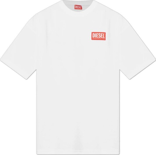 Diesel Herre Topper Hvit 2XL,