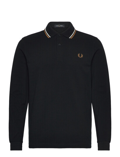 Fred Perry Ls Twin Tipped Fp Shirt Black M