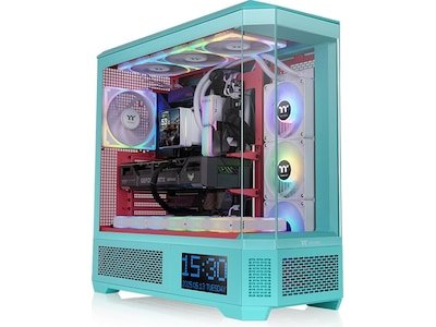 Thermaltake View 600 TG Full Tower Kabinett - Mynte Strawberry Thermaltake View 600 TG Full Tower Kabinett - Mynte Strawberry