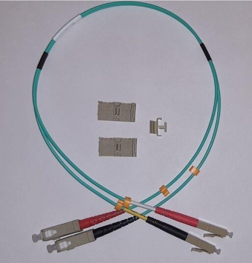 Lc-Sc-01 0,5 Meter 50/125 Μm Grå