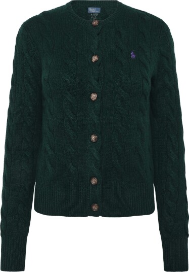 Polo Ralph Lauren 2/15 80 20 W/Cs Rws Sweater Cardiga COLLEGE GREEN M