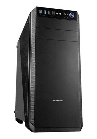 MODECOM Oberon Pro Glass Midi Tower Kabinett Svart med Vindu MODECOM Oberon Pro Glass Midi Tower Kabinett Svart med Vindu
