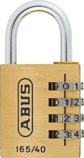 HENGELÅS 165/40 6 MESSING 40mm KODELÅS SV ABUS HENGELÅS 165/40 6 MESSING 40mm KODELÅS SV ABUS
