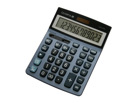 Olympia Lcd 6112, Desktop, Grunnleggende, 12 Sifre, 1 Linjer Olympia Lcd 6112, Desktop, Grunnleggende, 12 Sifre, 1 Linjer