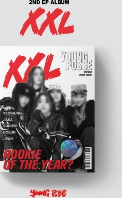 Young Posse XXL 104pg Photobook, Postcard, Sticker, Photocard + Poster CD