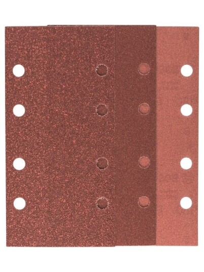 Bosch 10-delers slipepapirsett for plansliper G= 60, 120, 180