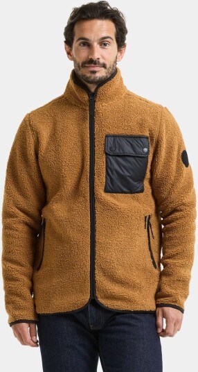 Didriksons Peter Full Zip Spice Brown