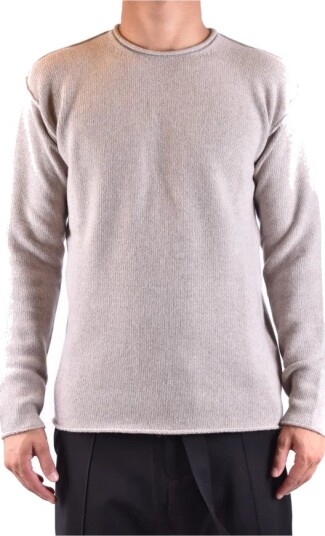 Isabel Benenato Herre Strikkevarer Beige L,