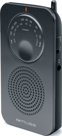 Muse M-01RS Lommeradio FM Svart