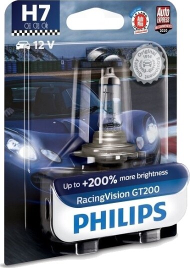 Philips Racingvision Gt200 H7 55W 12V - 1 Stk. Philips Racingvision Gt200 H7 55W 12V - 1 Stk.