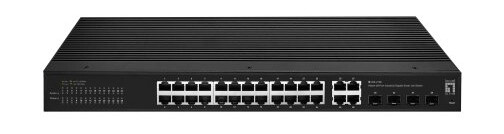 Levelone Igs-2128, Håndtert, L2, Gigabit Ethernet (10/100/1000), Full Tosidig, Rack-Montering