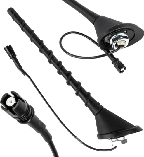 Cb Antenn Amio Bilantenne Universell Med Forsterker Raku 2 Amio 04153