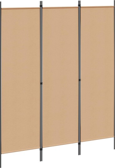 vidaXL Romdeler Beige 150 x 180 cm Stoff