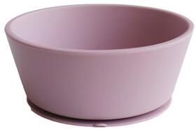 Mushie Silikone Skål Soft Lilac   1 stk.