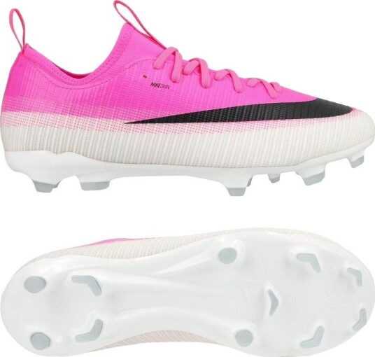 Nike Mercurial Vapor 17 Academy Mg Breakout   Hvit/svart/rosa Barn størrelse 32