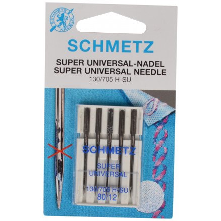 Schmetz Symaskinnåle Super Universal 80 5 stk Schmetz Symaskinnåle Super Universal 80 5 stk