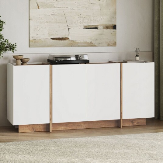 Sorlan Konsollbord 180 cm - Hvit, Atlantic Pine Sorlan Konsollbord 180 cm - Hvit, Atlantic Pine
