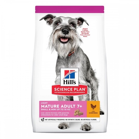Hill's Science Plan 7+ Light Hundemat for Små & Mini Hunder med Kylling - 2,5 kg Hill's Science Plan 7+ Light Hundemat for Små & Mini Hunder med Kylling - 2,5 kg