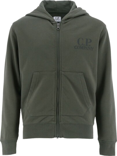 C.P. Company Cardigan Grape Leaf Green m. Solbriller C.P. Company 10 år 140 Cardigan Grønn