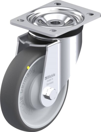Blickle 852271 Lk-Path 160Ka-Els Styrehjul, Hjul Ø 160 Mm, Maks. 260 Kg, 1 Stk