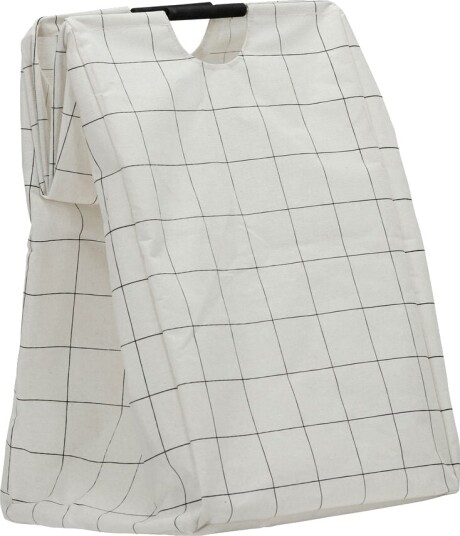 house doctor Laundry Bag, Hdsquares, White - White - ONE SIZE