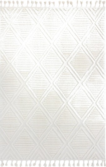 Shaggy Dover offwhite Størrelse: 80 x 150 cm