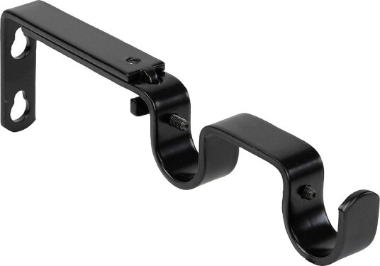 Hasta Gardinstangfeste dobbel 16/19 mm Svart
