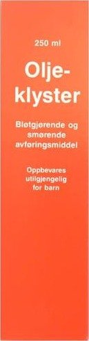 Oljeklyster SA rektalvæske 250 ml